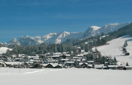 Skifahren in der Gemeinde Halblech